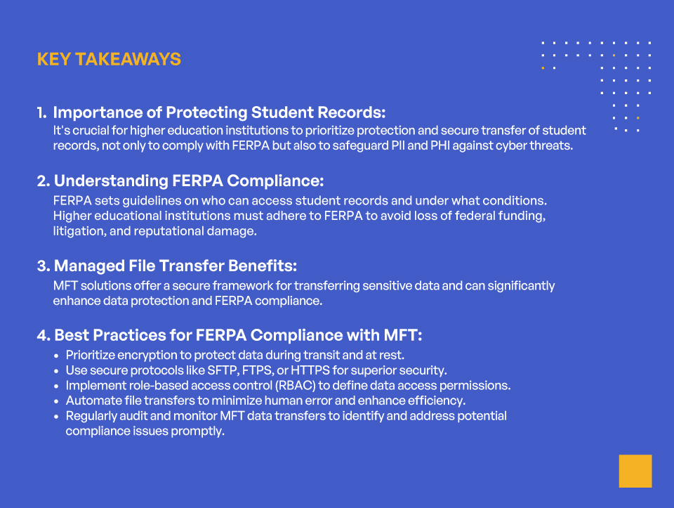 Managed File Transfer for FERPA Compliance