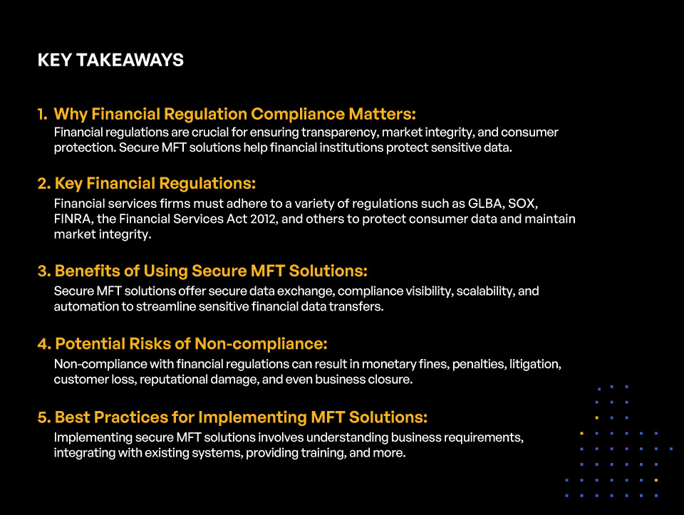 Navigate Complex Financial Regulations With Secure Managed File Transfer