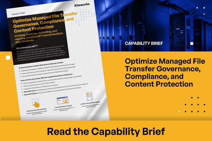 Optimize Managed File Transfer Governance, Compliance, and Content Protection