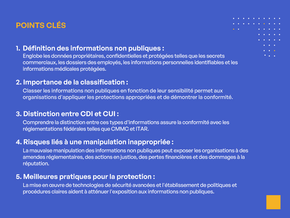 Qu'est-ce que les informations non publiques? - Key Takeaways