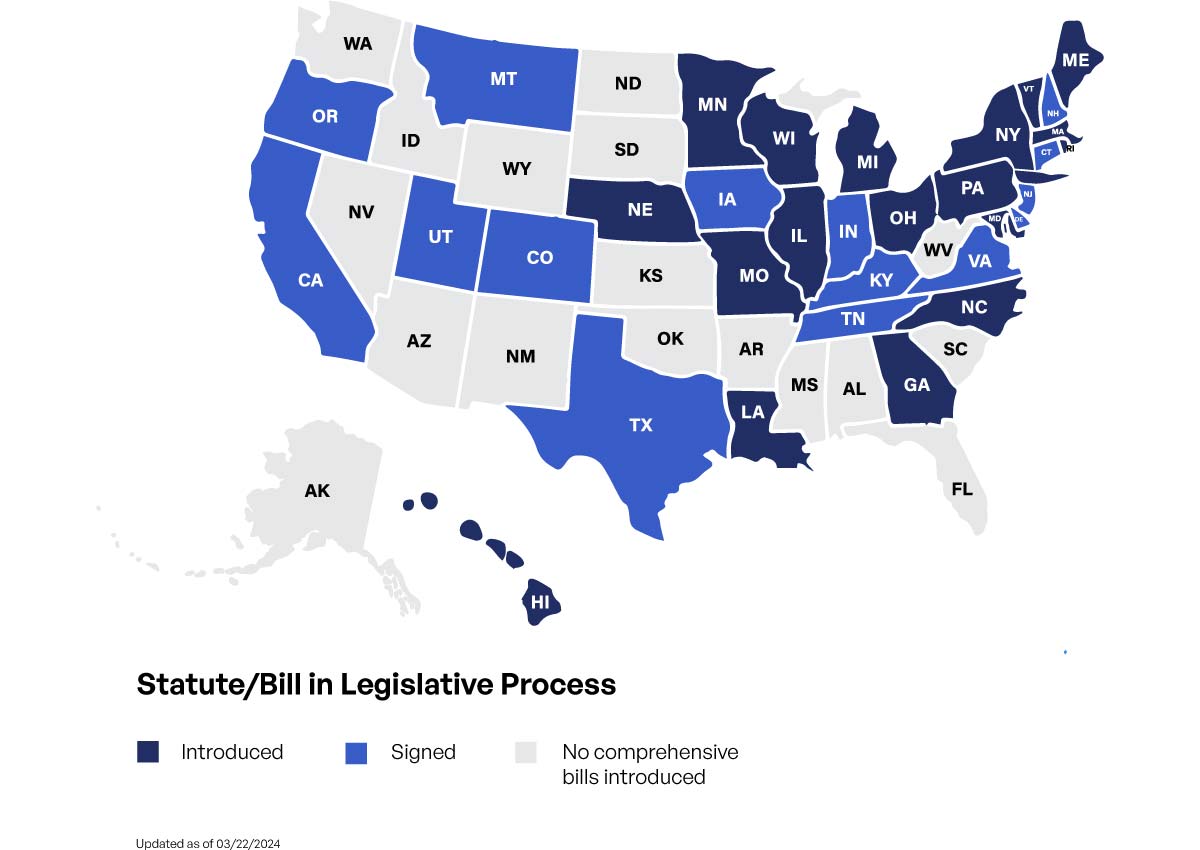 US State Privacy Laws Tracker