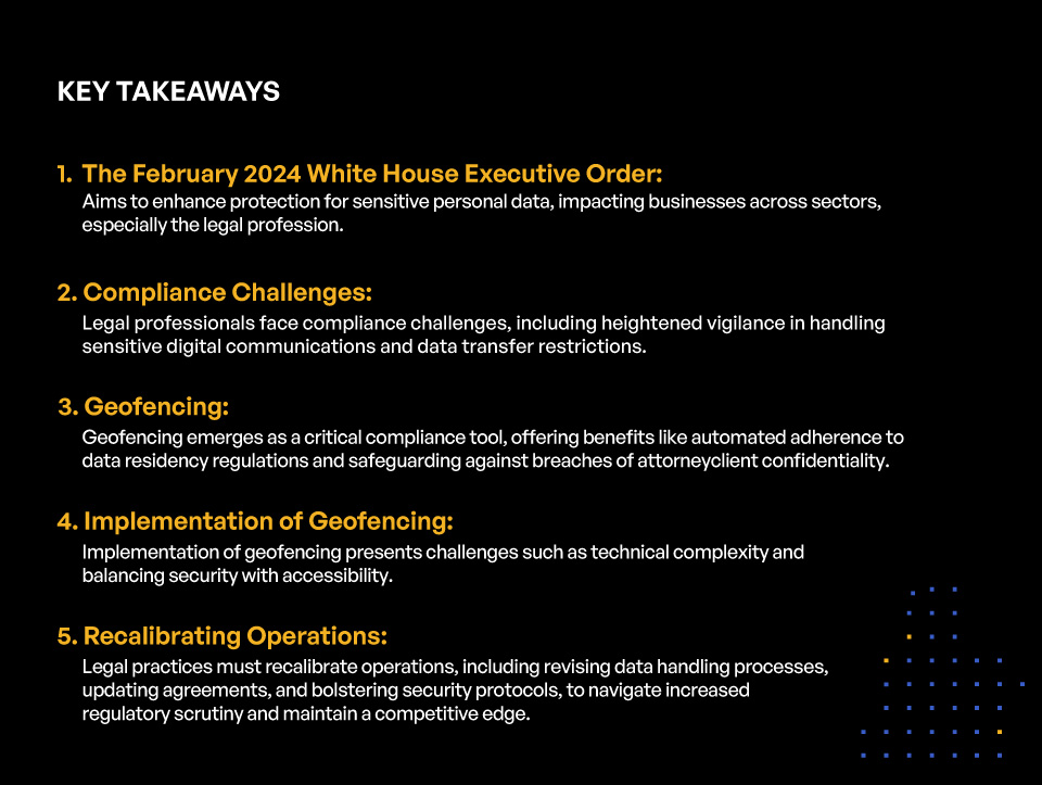Understanding the Biden Executive Order on Securing Sensitive Personal Data - Key Takeaways
