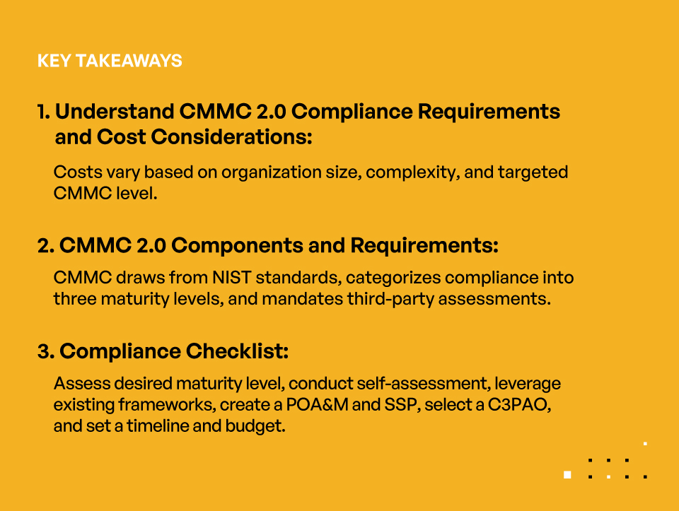 If You Need to Comply With CMMC 2.0, Here Is Your Complete CMMC Compliance Checklist