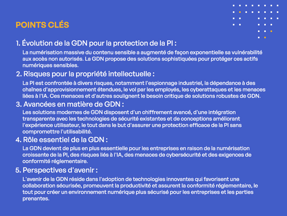 Pourquoi vous ne pouvez pas vous permettre d'ignorer la GDN en 2024 - Key Takeaways