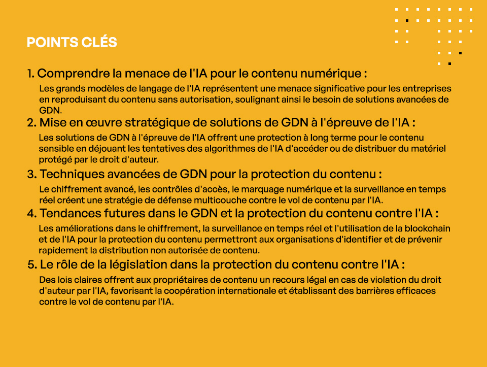 Stratégies de Gestion des Droits Numériques pour la Conformité Réglementaire - POINTS CLÉS