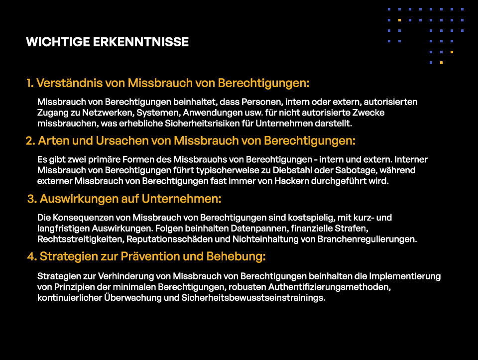 Alles, was Sie über Missbrauch von Berechtigungen Wissen müssen - WICHTIGE ERKENNTNISSE