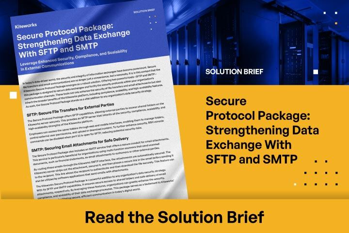 Strengthen Your Data Exchange with SFTP and SMTP