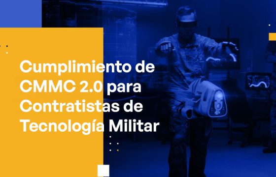 Blog Banner - CMMC 2.0 Compliance for Military Technology Contractors