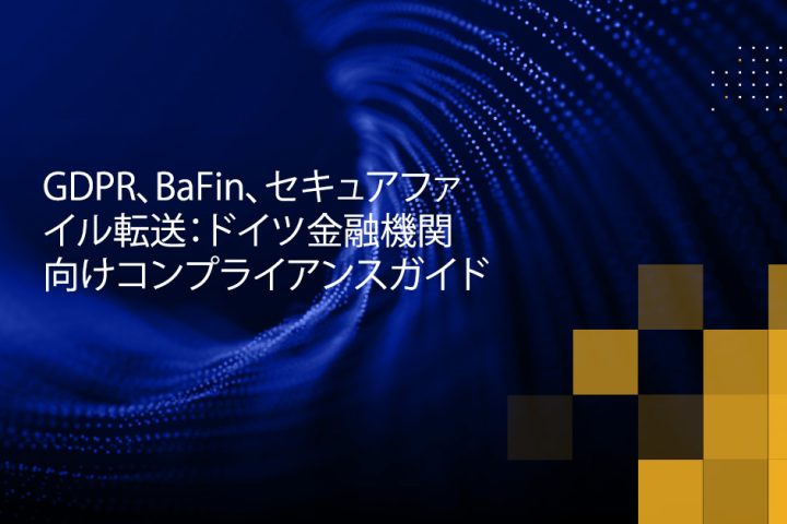 Blog Banner - GDPR, BaFin, and Secure File Transfer A Compliance Guide for German Financial Institutions