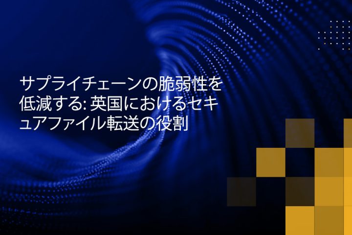 Blog Banner - Reducing Supply Chain Vulnerabilities The Role of Secure File Transfer in the UK