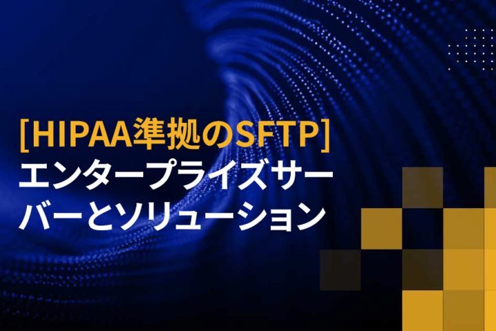 [HIPAA準拠のSFTP] エンタープライズサーバーとソリューション