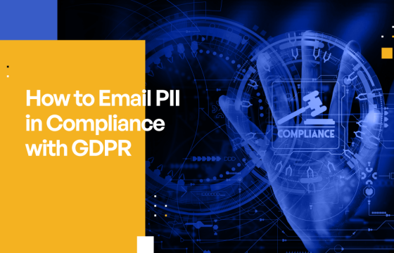 How to Email PII in Compliance with GDPR