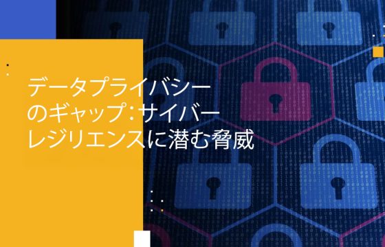 データプライバシーのギャップ：サイバーレジリエンスに潜む脅威