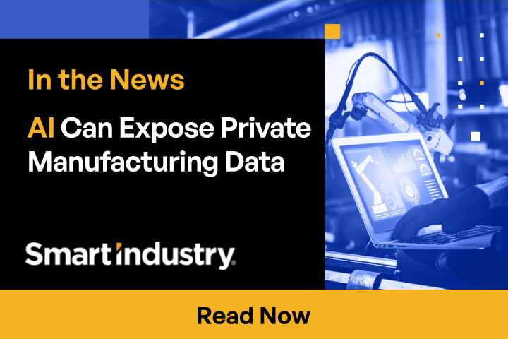 AI Can Exposure Private Manufacturing Data