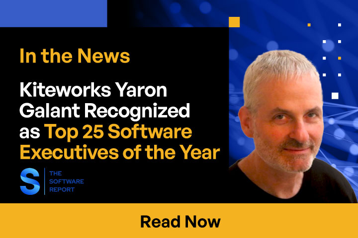 Kiteworks Yaron Galant Recognized as Top 25 Software Exec of the Year