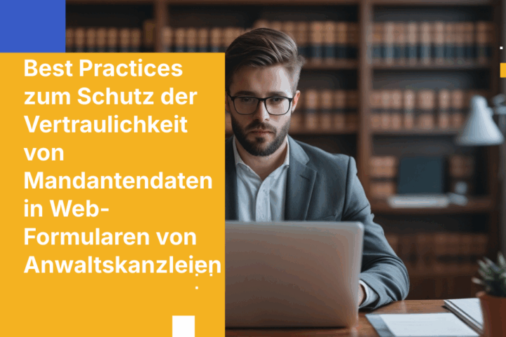 Best Practices zum Schutz der Vertraulichkeit von Mandantendaten in Web-Formularen von Anwaltskanzleien