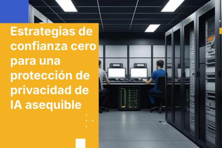 Estrategias de confianza cero para una protección de privacidad de IA asequible