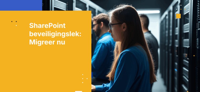 Het SharePoint On-Premises Eindspel: Waarom Wachten Je Gevoelige Gegevens in Gevaar Brengt