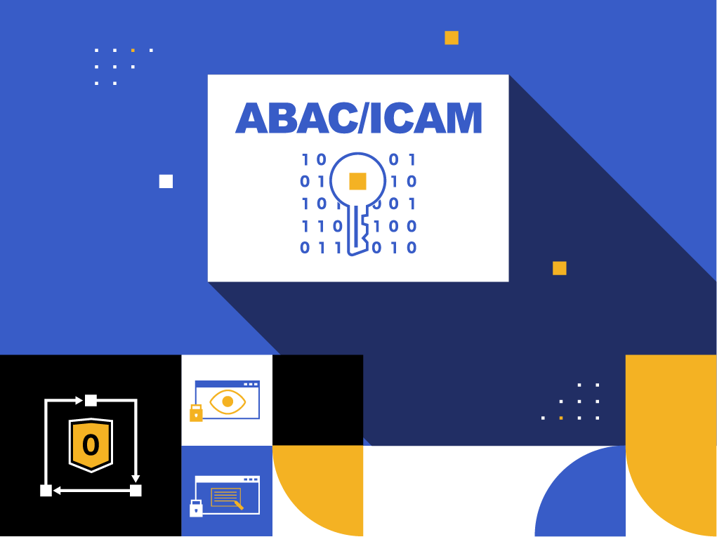 Policies bound to data with ABAC/ICAM, customer-owned keys, continuous verification, aligned to EO 14028 and CISA Zero Trust Maturity Model
