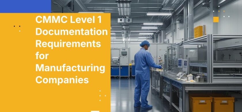 CMMC Level 1 Documentation Requirements for Manufacturing Companies