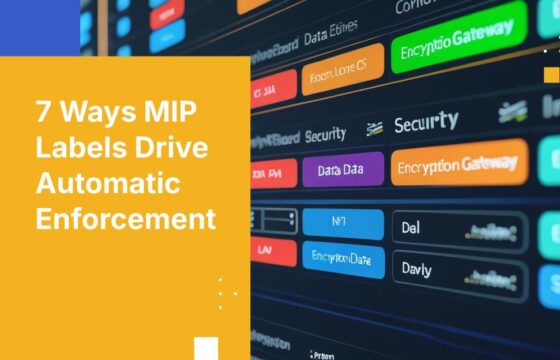 7 Ways MIP Labels from DSPM Drive Automatic Enforcement
