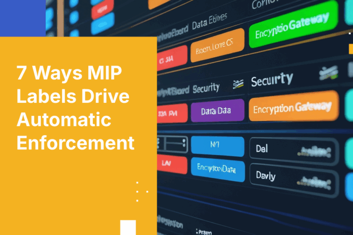 7 Ways MIP Labels from DSPM Drive Automatic Enforcement