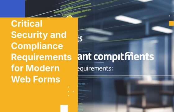 Critical Security and Compliance Requirements for Modern Web Forms