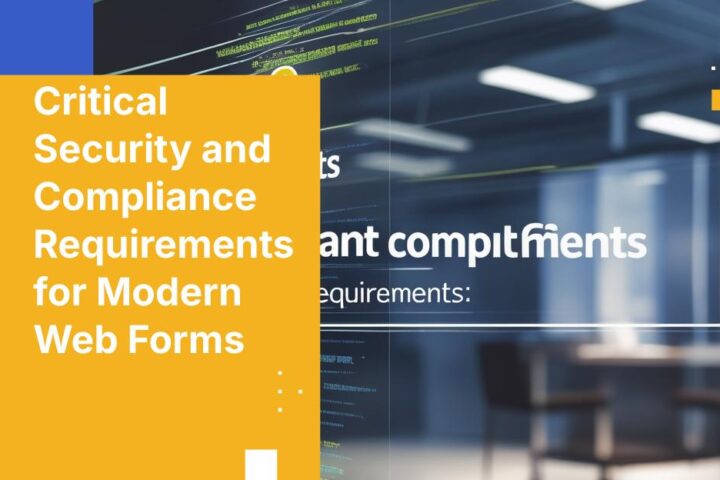 Critical Security and Compliance Requirements for Modern Web Forms