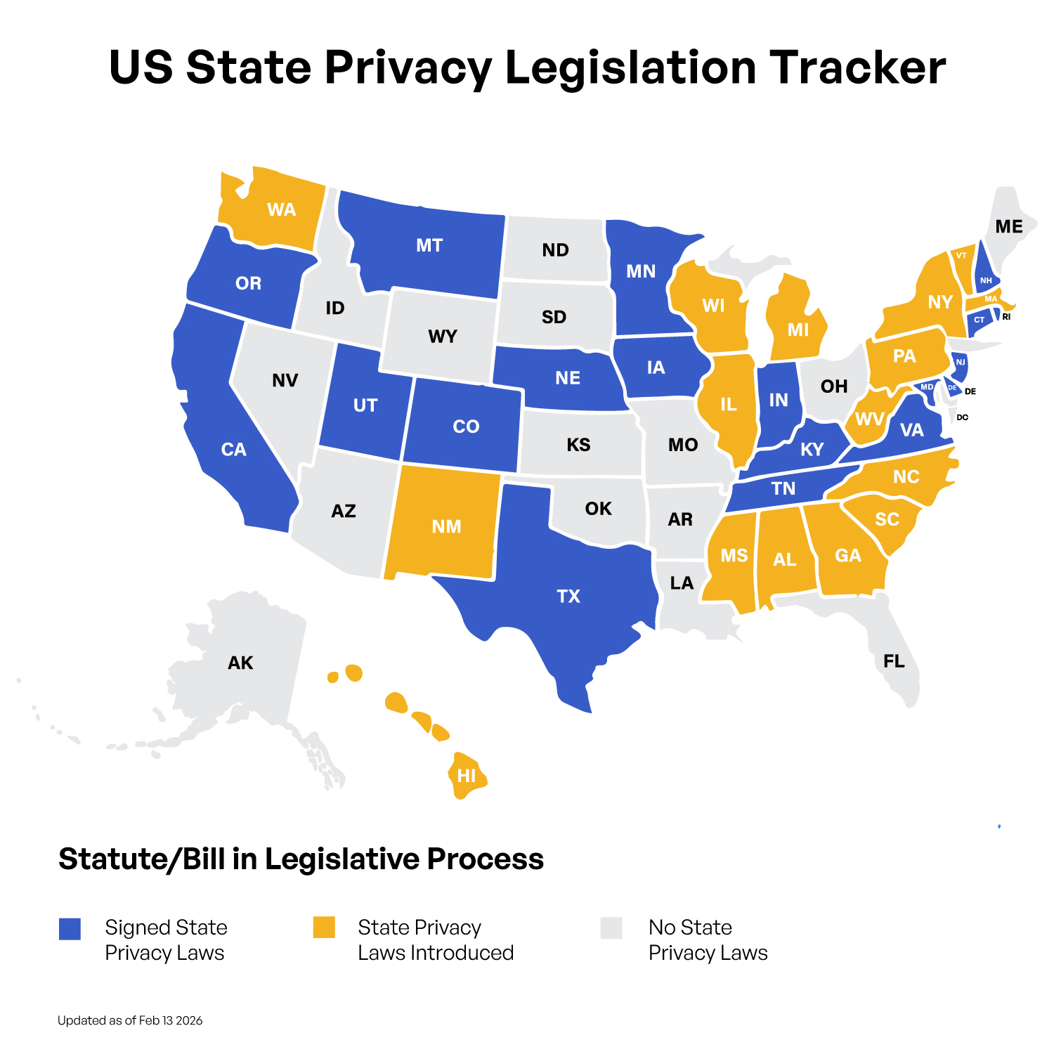 US State Privacy Laws Tracker US State Privacy Laws Tracker