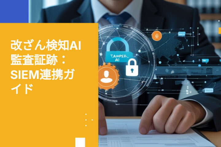 AIエージェント向け改ざん検知型監査証跡：SIEM連携に本当に求められるもの
