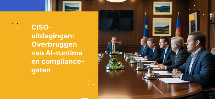 Een CISO loopt een bestuursvergadering binnen met slechts een half antwoord