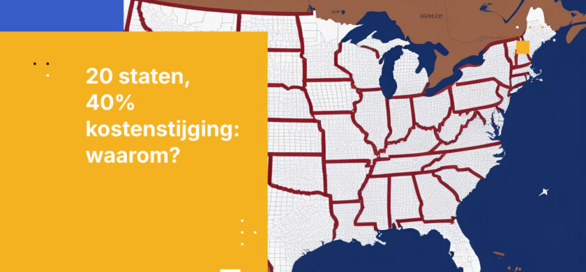 20 staten, geen federale wet en een kostenstijging van 40%