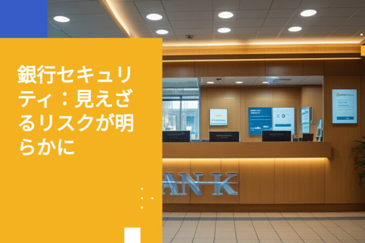 顧客が気付いていない銀行のセキュリティの現実