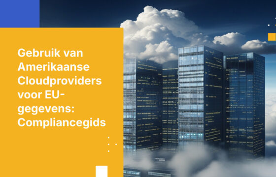 Kan ik een in de VS gevestigde cloudprovider gebruiken als mijn data binnen de EU moet blijven?
