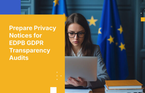 Prepare Privacy Notices for EDPB GDPR Transparency Audits