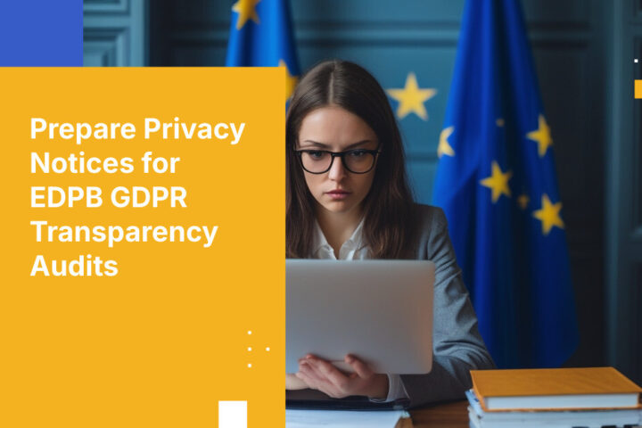 Prepare Privacy Notices for EDPB GDPR Transparency Audits