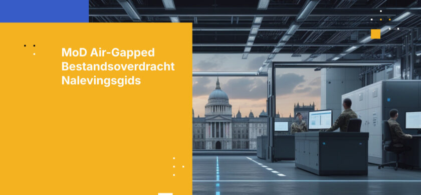 Vereisten voor leveranciers van het Britse Ministerie van Defensie: Implementatie van air-gapped bestandsoverdrachtoplossingen voor maximale beveiliging