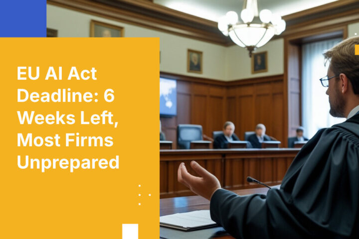 EU AI Act Deadline: 6 Weeks Left, Most Firms Unprepared