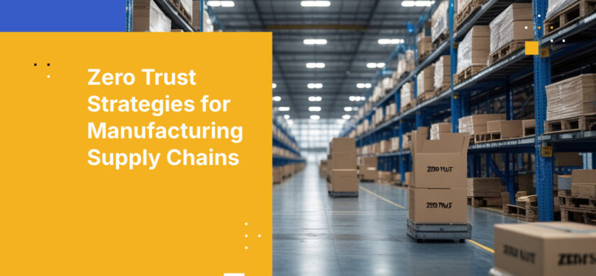 Zero Trust Strategies for Manufacturing Supply Chains