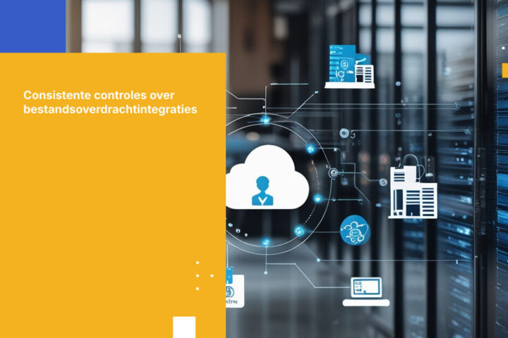 Integratiearchitectuur voor veilige bestandsoverdracht binnen ondernemingen: gegevensstromen, DLP en encryptie over M365, iManage, Salesforce en MFT