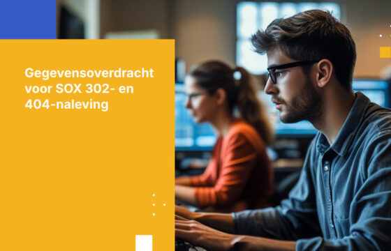 SOX 302 en 404 Naleving: Categorieën, tools en controles voor gegevensoverdracht voor financiële instellingen
