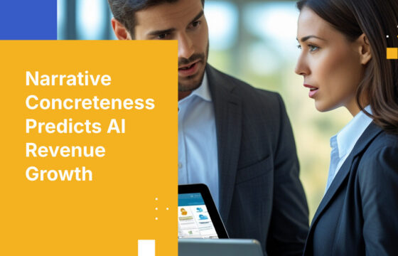 Narrative Concreteness Predicts AI Revenue Growth