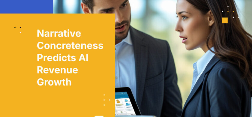 Narrative Concreteness Predicts AI Revenue Growth
