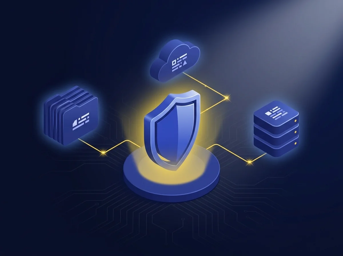 Diagram showing how Kiteworks unified view helps businesses classify data for risk mitigation, regulatory compliance, and adherence to NIST CSF. 
