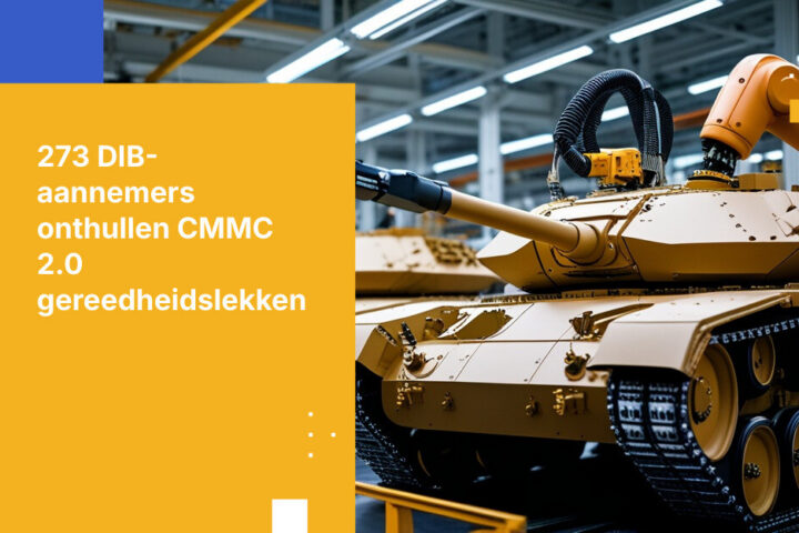 CMMC 2.0 DIB-onderzoeksresultaten: 273 aannemers onthullen lacunes in nalevingsgereedheid
