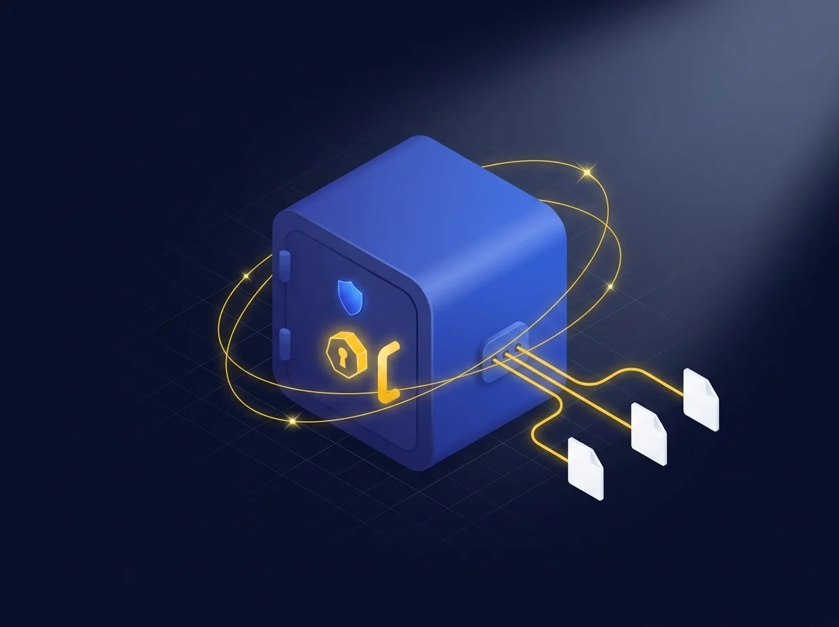 A conceptual graphic illustrating the balance between data security, privacy compliance, and controlled access for organizations.