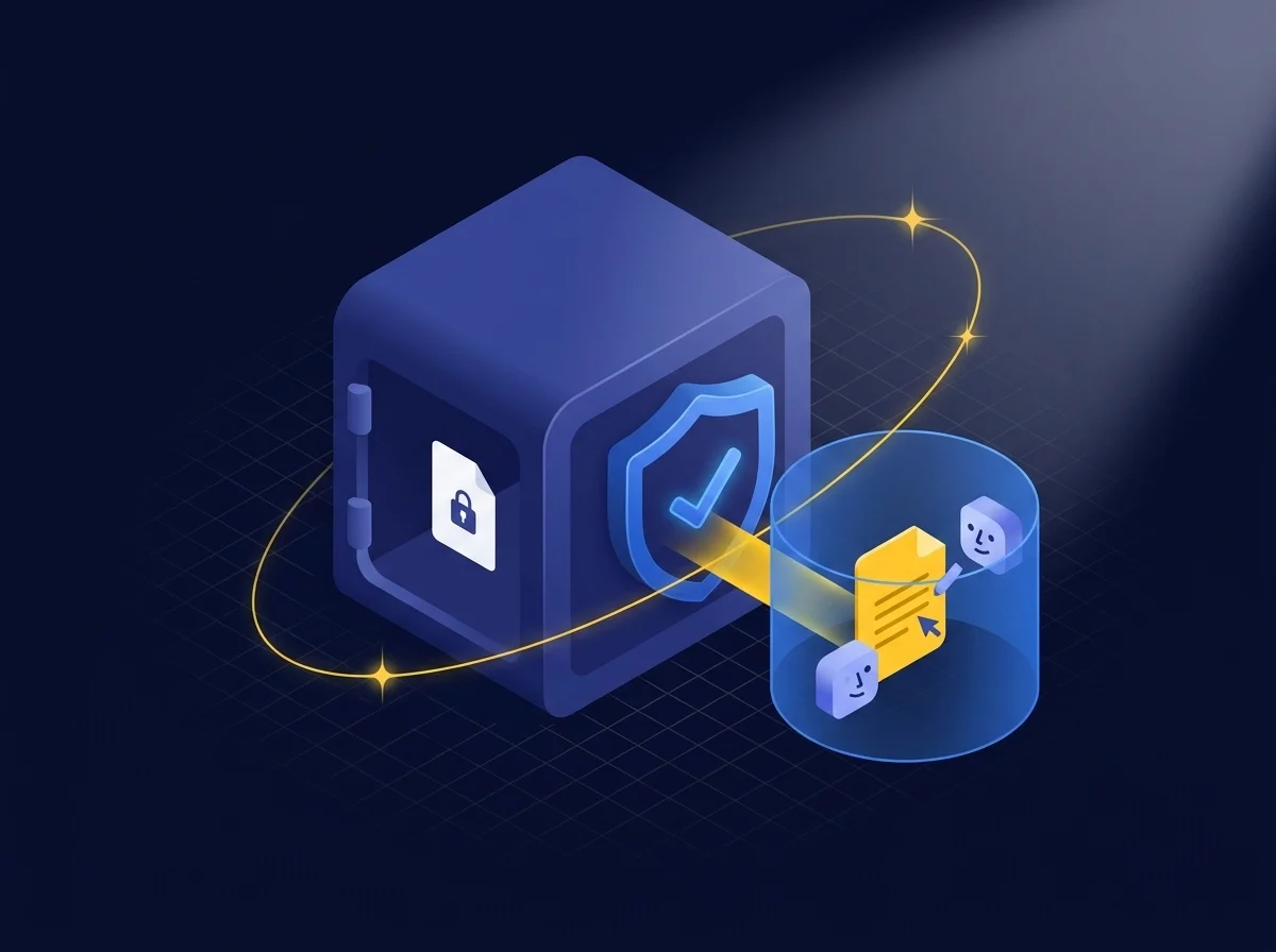 Diagram illustrating secure external co-authoring where an editable file rendition streams externally while the original source remains safely behind the Kiteworks firewall. 