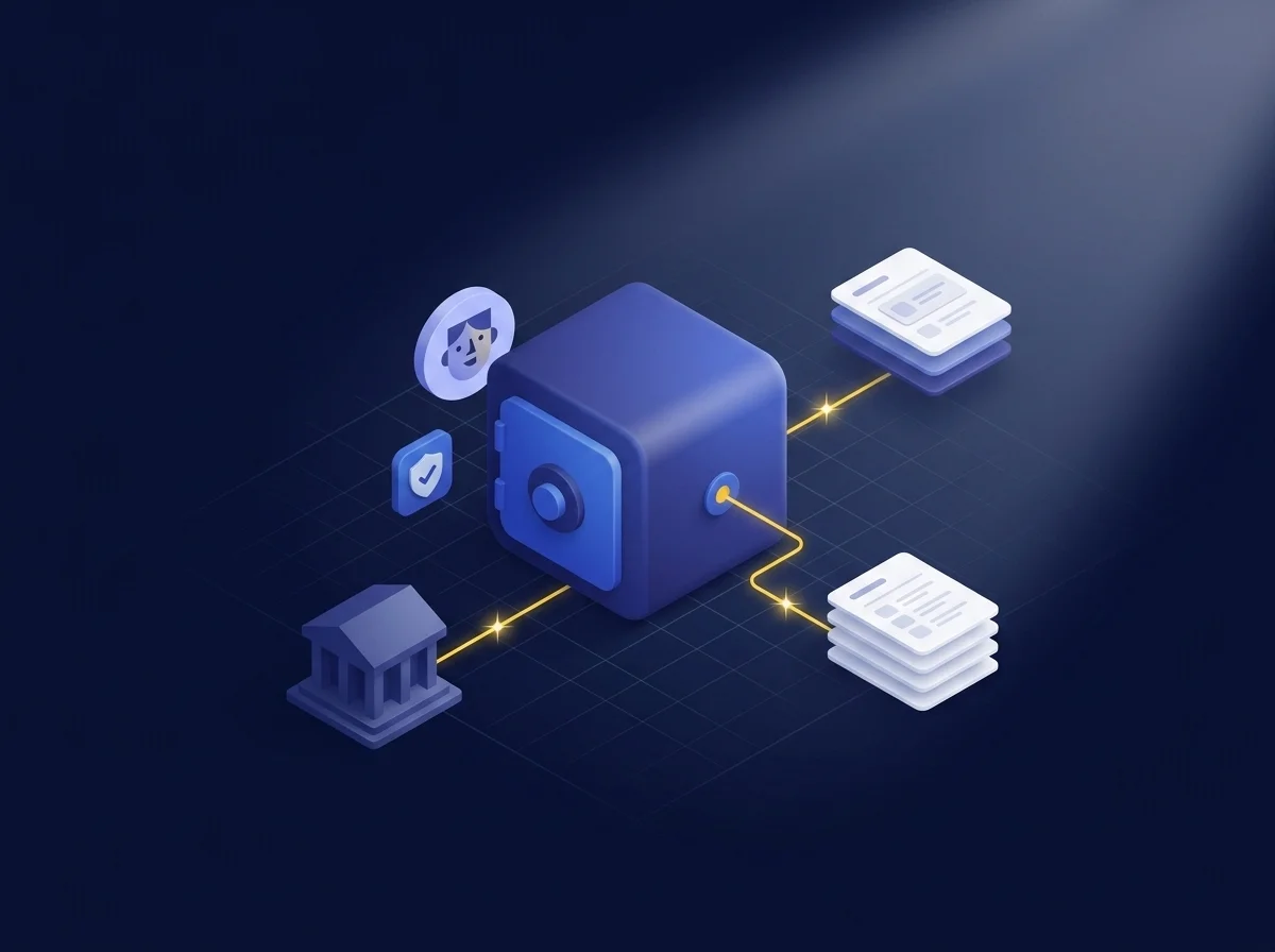 Diagram illustrating Kiteworks managed file transfer solution ensuring secure data transmission and integrity for financial regulatory reporting.