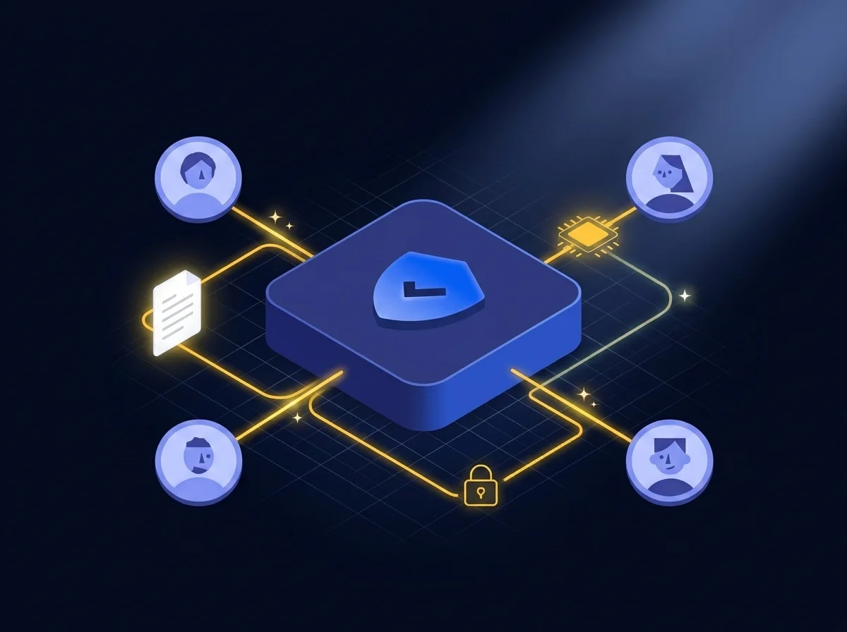 R&D team members securely testing prototypes and sharing sensitive results using the Kiteworks encrypted platform.