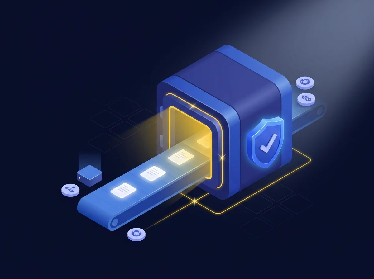 Diagram illustrating secure managed file transfer for campus security data between higher education systems and external partners using Kiteworks.